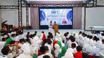 Ratusan Siswa Baru Ikuti MPLS Ramah di SMP Negeri 1 Krian, Fokus Bentuk Karakter dan Budaya Positif